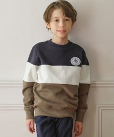 J.PRESS KIDS 【100-130cm】COMBI トリコロール トレーナー