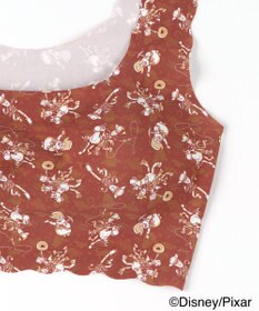 WACOAL ノンワイヤーブラ [GOCOCi][ワコール] Disneyコレクション 伸びのよい素材を使用 立体的なバストシルエット ゴコチ ハーフトップ ブラトップ レディース CGG537 /ワコール