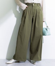 Green Parks チノタックワイドパンツ