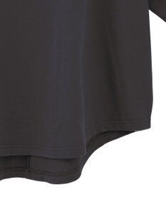 Green Parks ７分袖ミニ裏毛ドルマンロゴプルオーバー