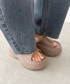 WEGO 厚底デザインラバーサンダル