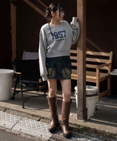 WEGO 裏起毛グラフィックスウェット