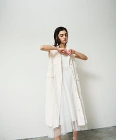 GRACE CONTINENTAL ミリタリーロングジレ