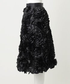 23区 【R(アール)】サテンエンブロイダリー スカート