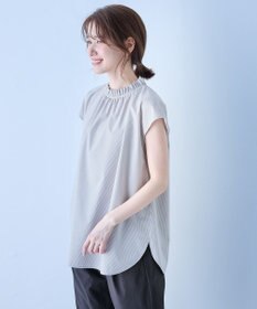 ANY 【抗菌防臭/速乾/手洗い可】エニィファンクション ノースリーブブラウス