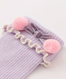 ANY KIDS 【3点セット】ソックス (どうぶつポンポン)