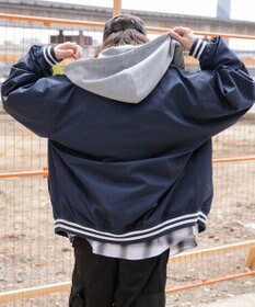 WEGO 【ユニセックス着用ITEM】フードワッペンスタジャン