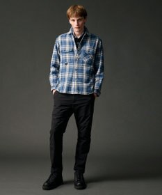 JOSEPH ABBOUD MOUNTAIN 【大人の山シャツ】メランジチェックシャツ