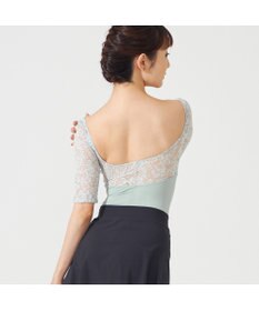 Chacott ◎【Nela ライン】ハーフスリーブレオタード