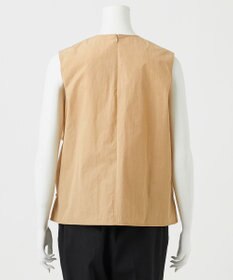 23区 S 【R(アール)】ナイロンタフタワッシャー  ノースリーブブラウス