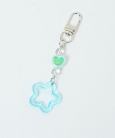 WEGO クリアフラワーミニキーホルダー