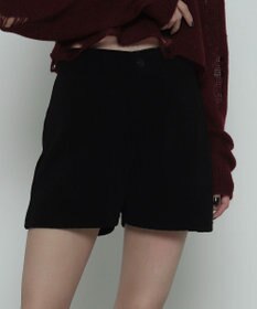 WEGO ジャガードハイウエストタイトショートパンツ