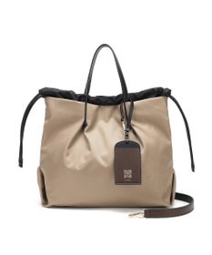 style code 【PADMA/パドマ】カードケース付　ナイロン巾着トートバッグ