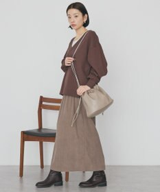 AMERICAN HOLIC Ｖネックスムース起毛プルオーバー