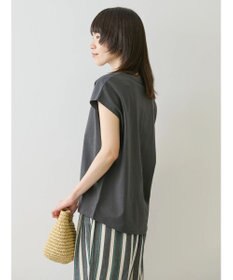 AMERICAN HOLIC 接触冷感フレンチスリーブカットプルオーバー