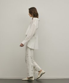 GRACE CONTINENTAL カットワークフレアパンツ