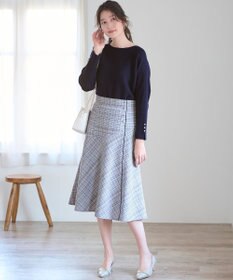 洗える】ライトツイード調 スカート / any SiS | ファッション通販 