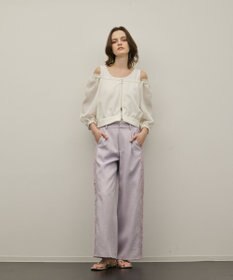 GRACE CONTINENTAL サイドレースパンツ