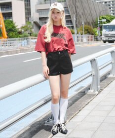 WEGO 【ユニセックス着用ITEM//MLサイズ展開】接触冷感グラフィックBIG　T（SS）