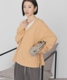 AMERICAN HOLIC Ｖネックスムース起毛プルオーバー