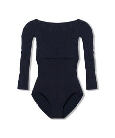 Chacott 【ノーソイングニット】7分袖レオタード