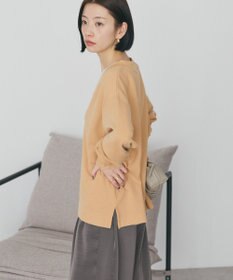 AMERICAN HOLIC Ｖネックスムース起毛プルオーバー