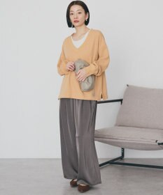 AMERICAN HOLIC Ｖネックスムース起毛プルオーバー