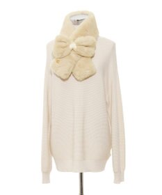 MOONBAT 【新色追加】PAUL & JOE ACCESSOIRES フェイクファーリボンマフラー