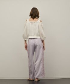 GRACE CONTINENTAL サイドレースパンツ