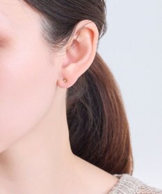 Phoebe 【金属アレルギー対応】プチフラワービジュースタッドピアス　クリア