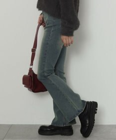 WEGO ストレッチフレアデニムパンツ