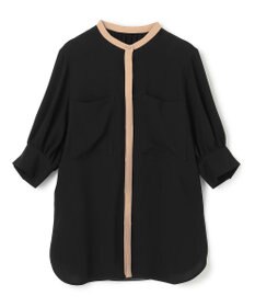 BEIGE， SIBYLLE /  配色カラーパフスリーブブラウス