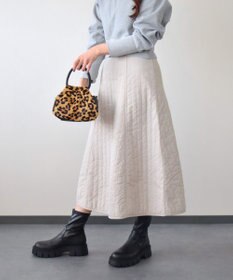 INTER-CHAUSSURES 【ANDREA CARDONE ITALI】異素材コンビハンドバッグ