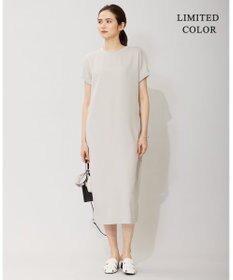 ICB 【接触冷感・UVケア・速乾・洗える】FluidBackSatin ワンピース