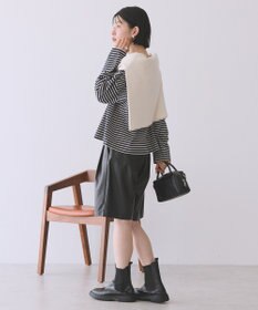 AMERICAN HOLIC フェイクレザーハーフパンツ