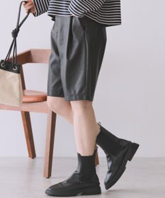 AMERICAN HOLIC フェイクレザーハーフパンツ