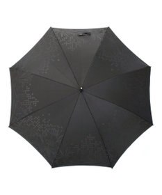 槇田商店 monotone 花 ブラック 長傘