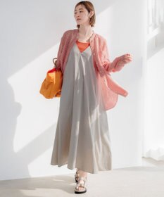 23区 S 【洗える】LIBECO バンドカラー シャツ