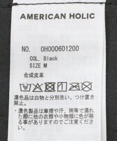 AMERICAN HOLIC フェイクレザーハーフパンツ