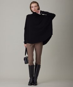 ICB 【洗える】ヴィスコースワイド ハイネックプルオーバー