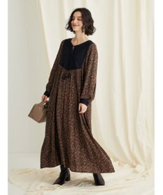 CRAFT STANDARD BOUTIQUE レーヨンキルト切り替えワンピース