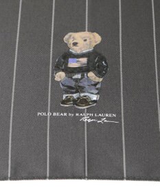 MOONBAT POLO RALPH LAUREN メンズ 長傘 ストライプ×BEAR 65cm