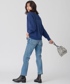 23区 【前後着用可能】コットンカシミヤ ニット