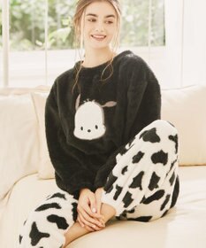 San-ai Resort（三愛水着楽園） 【SALE】温活にもぴったり！ポチャッコペアルームウェアセット・クロ  【northerly】【サンリオキャラクターズ×San-ai Resortコラボ】