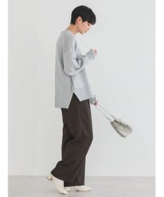 AMERICAN HOLIC サイドスリット袖ボリュームニットプルオーバー