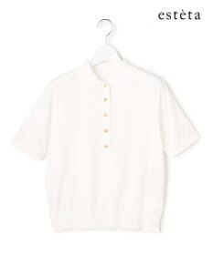 23区 【エステータ】シルキーポロ ニット