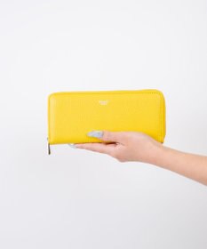 blancle シュリンクレザーラウンドジップ ロングウォレット