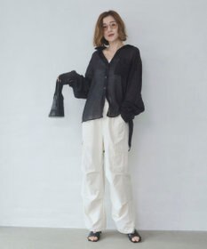 WEGO 【ウエストゴム】イージーパラシュートカーゴパンツ