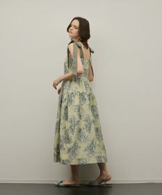 GRACE CONTINENTAL シアージャガードティアードワンピース