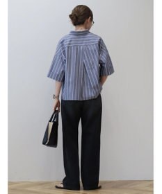 AMERICAN HOLIC イージーケア５分袖バックタックシャツ